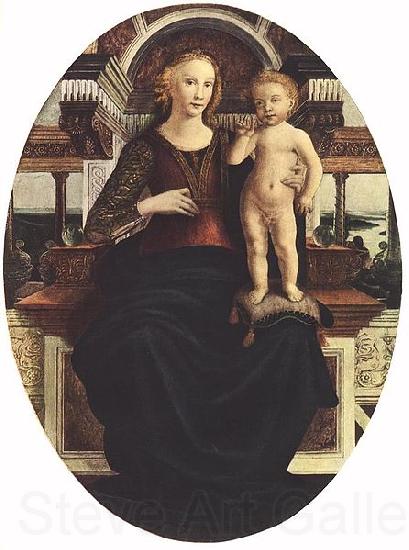 Piero Pollaiuolo Mary with the Child Norge oil painting art
